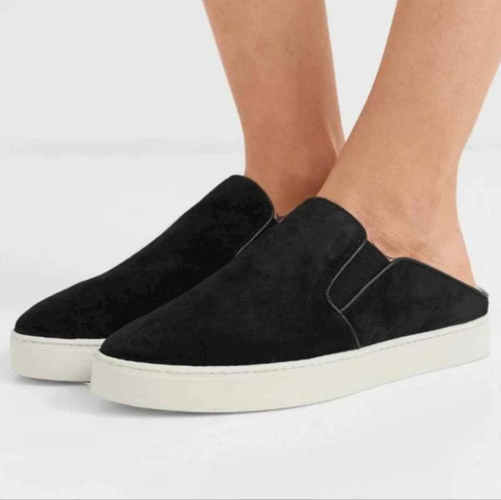 Vince Garvey Suede Leather Slip-On 8.5 Sneakers Platform